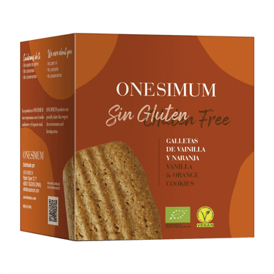 Oatmeal cookies VANILLA & ORANGE, gluten-free, organic