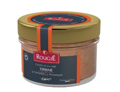Duck terrine provencal style, glass jar, 18  g