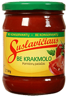 SUSLAVIČIAUS starch-free tomato sauce, 500 g