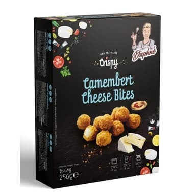 Šaldytas Camembert sūrio užkandis CRISPY, 256 g (TSF)