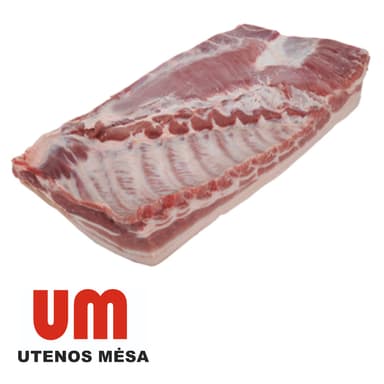 Chilled pork bacon, with bone, ~15 kg