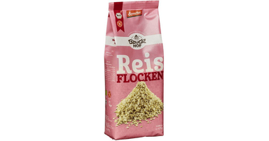 Whole grain rice flakes, biodynamic