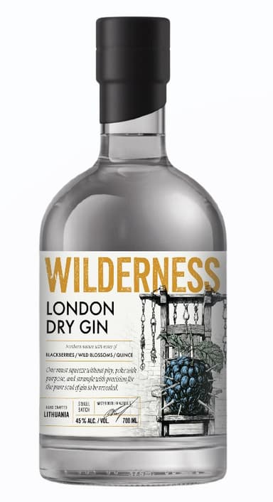 Gin WILDERNESS London Dry Gin, 45 %, 0,7 l