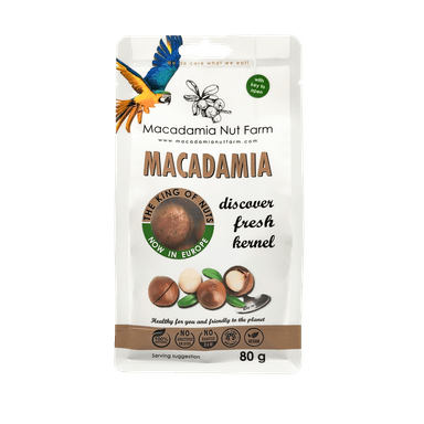 Macadamia nuts MACADAMIA NUT FARM, shelled, sliced, 80 g
