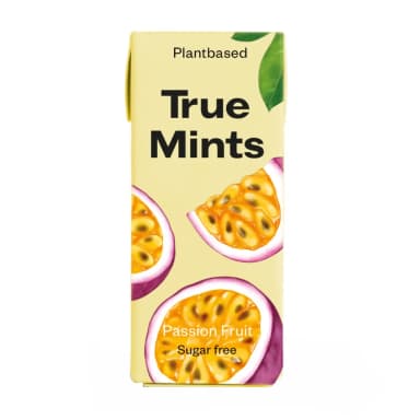 Candies TRUE MINTS PASSION FRUIT, sugar-free