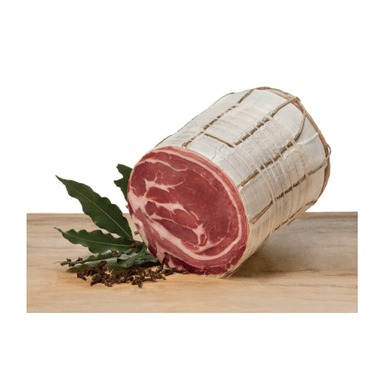 Vytinta kiaulienos šoninė PANCETTA SUPERCOPPATA                                                                                                            