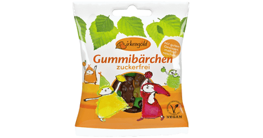 Sugar-free gummy bears