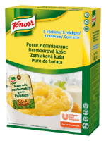 Bulvių piurė KNORR, su pienu, 4 kg