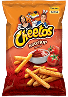CHEETOS Corn Snack (Ketchup Flavor), 165 g