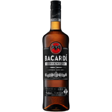 Rum BACARDI Carta Negra 37,5% 1,0l