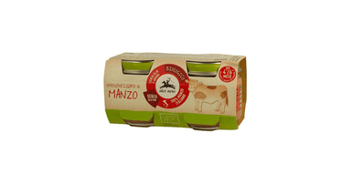 Organic beef puree for babies from 4 months