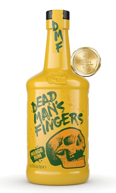 Rum and mango flavored spirit drink DEAD MAN'S FINGERS, Mango, 37.5%, 0.7l
