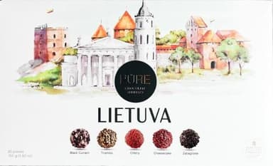 Collection of chocolate truffles PURE 20 Lithuania, 160 g