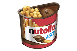 Hazelnut cream with crispy sticks NUTELLA & GO, 52g