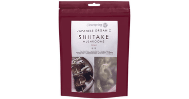 Dried shiitake mushrooms, organic