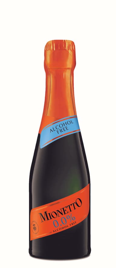Non-alcoholic sparkling wine MIONETTO, 0,0 %, white, dry, 0,2 l