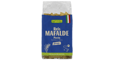 Organic whole grain rice pasta MAFALDE