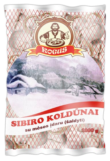 Koldūnai SIBIRO su mėsos įdaru, 1 kg