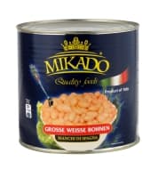 White butter beans MIKADO,  2,6 / 1,5 kg