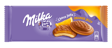 Cookies MILKA Jaffa, with orange filling, 147 g