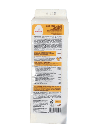 Kiaušinių trynių masė OVOSTAR, Long Life, pasterizuota, 1kg (M)