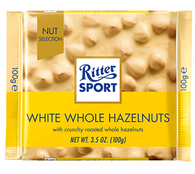 White chocolate with nuts RITTER SPORT, 100 g