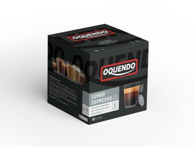 Coffee capsules OQUENDO, DG Lungo Espresso, 16 pcs