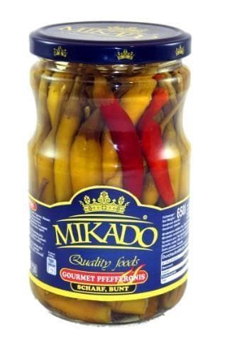 Canned chili pepper MIKADO, 0,65 kg / 0,3 kg