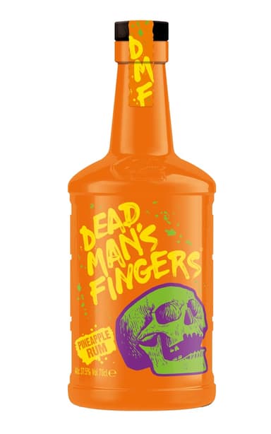 Rum and pineapple flavored spirit drink DEAD MAN'S FINGERS, Pineapple, 37.5%, 0.7l