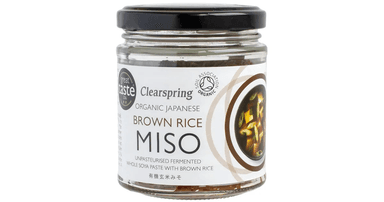 Organic miso paste made from soybeans and brown rice