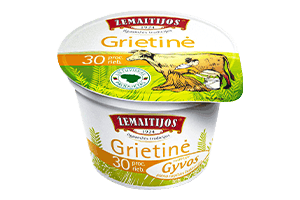 ŽEMAITIJOS grietinė, 30%, 200g