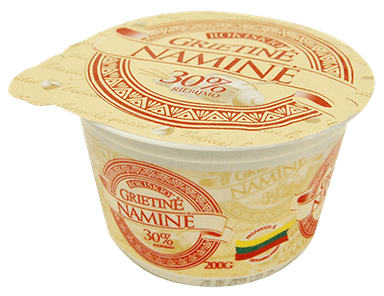 ROKIŠKIO NAMINĖ grietinė 30% 200g