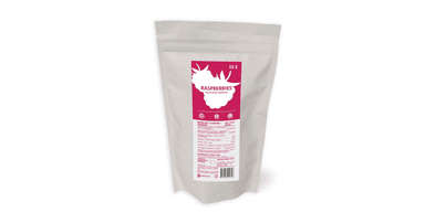 Freeze-dried raspberries