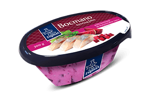 BOCMANO herring fillet with beets in mayonnaise sauce, 300g