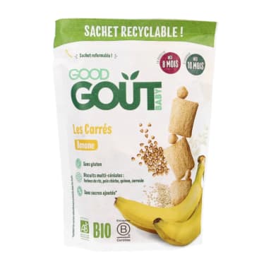 Trapučiai su bananais, nuo 8 mėn., ekologiški