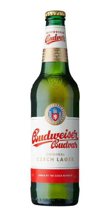 Alus BUDWEISER Budvar, 5%, 0,5 l, butelis D