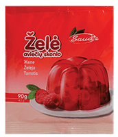 Raspberry-flavored jelly, 90 g
