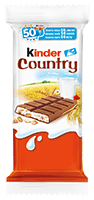 Šokoladinis batonėlis KINDER COUNTRY, 23,5 g