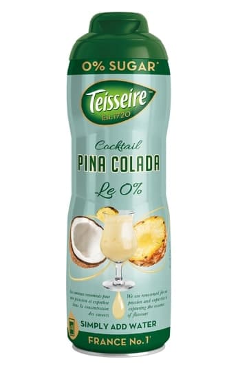 Syrup TEISSEIRE, Pina Colada, without sugar, 0.6l