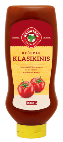 Kečupas KĖDAINIŲ Klasikinis, 1 kg