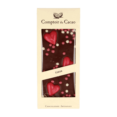 Milk chocolate with hearts COEUR 36 %