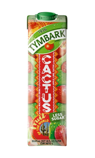 Gėrimas TYMBARK Kaktusų, citrinų, obuolių, 1L