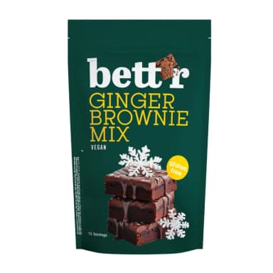 Ginger BROWNIE mix for making, gluten-free, organic