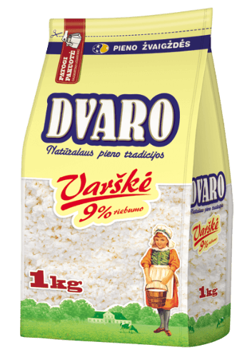 Curd DVARO, 9%, 1 kg
