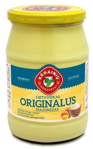 Mayonnaise LKĖDAINIŲ Lietuviškas  Orginal, 73%, 620g