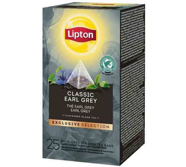 Black tea  LIPTON Pyramid Earl Grey, 25 x 1,8 g