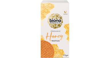 Honey waffles, organic