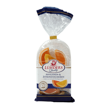 Orange and lemon jelly slices