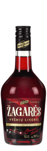 Cherry liqueur KLASIKA ŽAGARĖS, 30%, 0,5 l