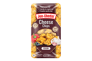 Cheddar cheese pieces JON-CHEDAR CAJUN 50%, 80g